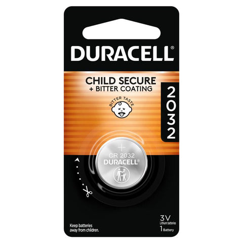 Duracell Lithium Coin 2032 3 V 225 mAh Security and Electronic Battery 1 pk (Pack of 6)