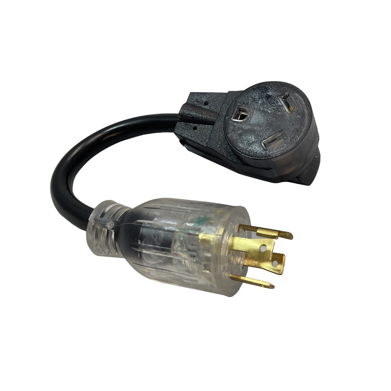 Reliance Controls Color Connect 10/3 SJTW 120 V 12 in. L Adapter Cord