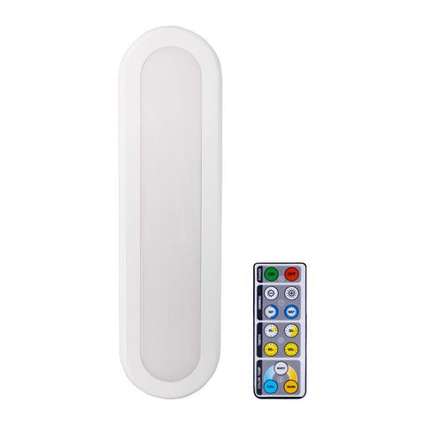 Westek 10.0 in. L White Battery Powered LED Light Bar w/Remote 150 lm