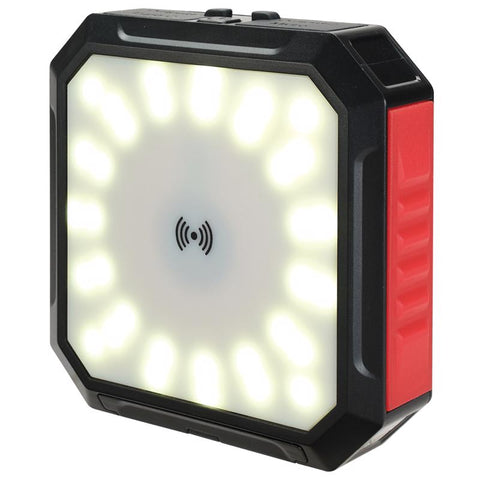 WeatherX Black/Red LED Rechargeable Flashlight Power Bank