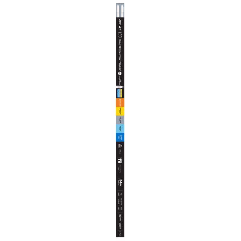 Feit Linear T5 Adjustable White 46 in. G5 T5 LED Linear Lamp 54 Watt Equivalence 2 pk (Pack of 6)