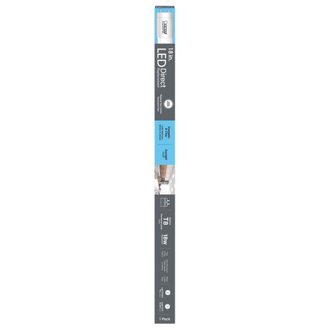 Feit T8 Daylight 18 in. Bi-Pin T8 LED Linear Lamp 18 Watt Equivalence 1 pk (Pack of 6)