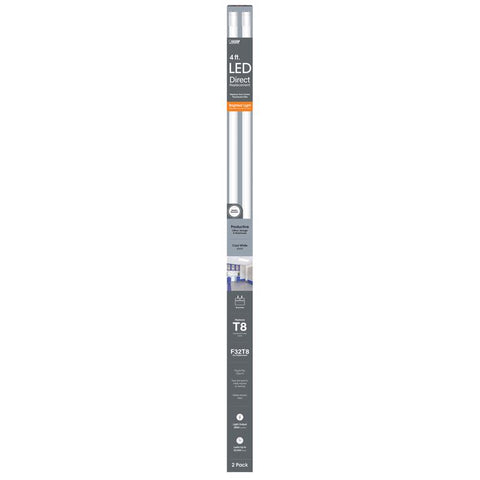 Feit Linear T8 Cool White 48 in. Bi-pin Linear LED Linear Lamp 32 Watt Equivalence 2 pk (Pack of 10)