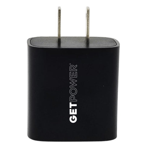 GetPower Black Plug-In USB PD Charger For Universal (Pack of 30)