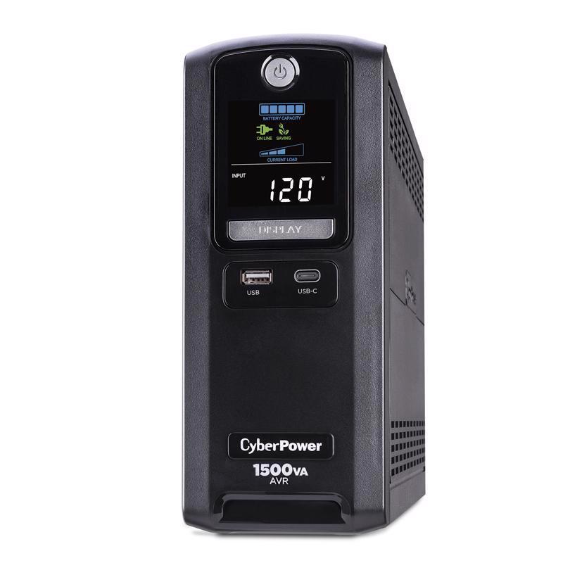 CyberPower 6 pies de largo, 10 tomas, UPS/protector contra sobretensiones, negro, 890 J