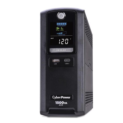 CyberPower 6 pies de largo, 10 tomas, UPS/protector contra sobretensiones, negro, 890 J