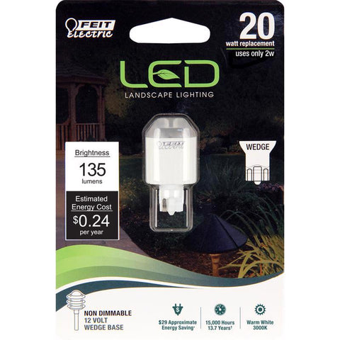 Feit T5 Wedge LED Bulb Warm White 20 Watt Equivalence 1 pk