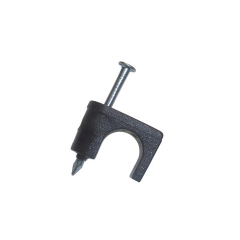 Gardner Bender Grapa coaxial aislada de plástico de 1/4 pulg. Paq. de 25