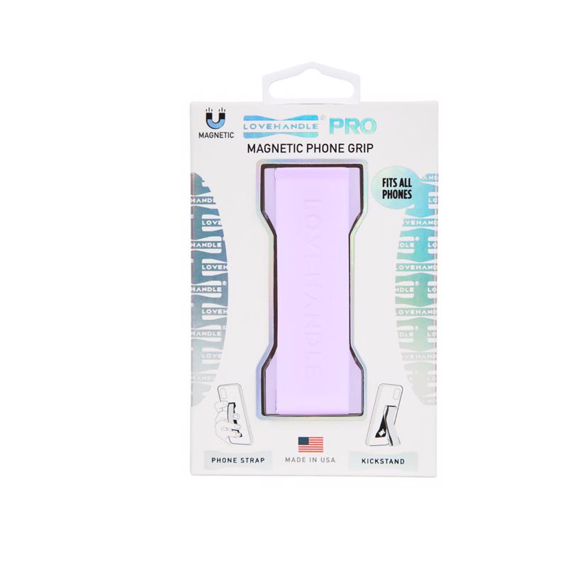 LoveHandle Lavender Magnetic Cell Phone Grip For All Mobile Devices (Pack of 4)