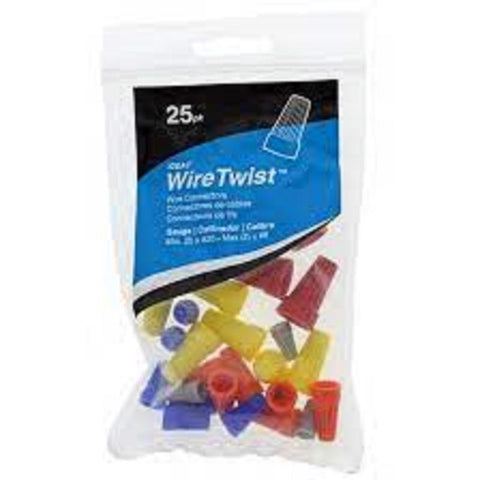 Ideal Industries Copper Wire Connectors Assorted 25 pk
