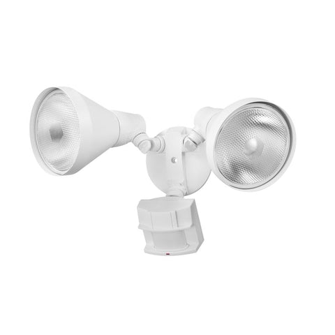 Globe Electric Motion-Sensing Hardwired Incandescent White Security Light (Pack of 2)