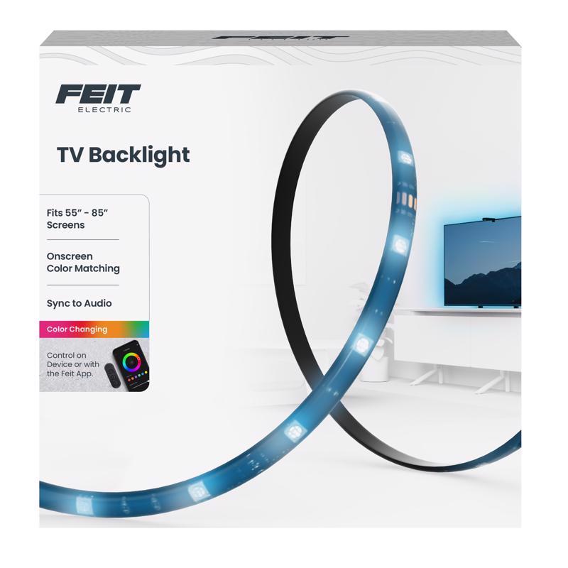 Feit 138 in. L Color Changing Plug-In LED Smart-Enabled Light Strip 1 pk