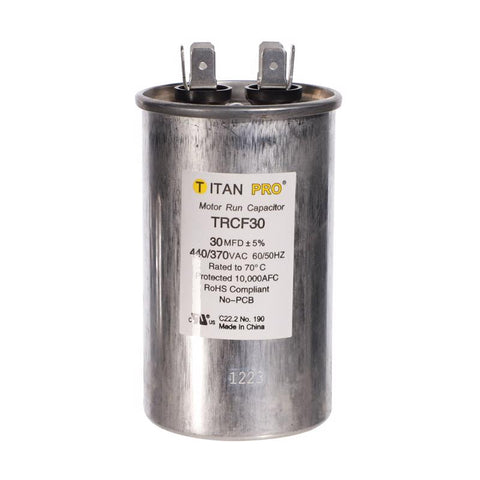 Titan Pro 30 MFD 440 V Round Run Capacitor
