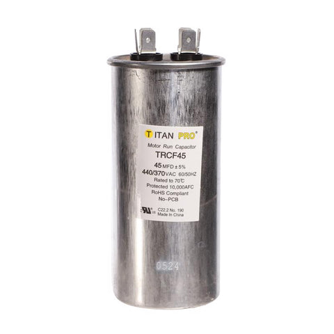 Titan Pro 45 MFD 440 V Round Run Capacitor