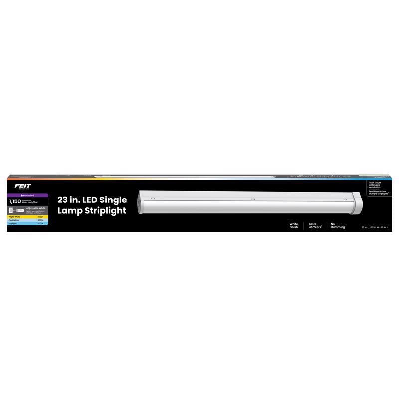 Feit Tira de luz LED blanca de 23 pulg. para conexión fija 1150 lm