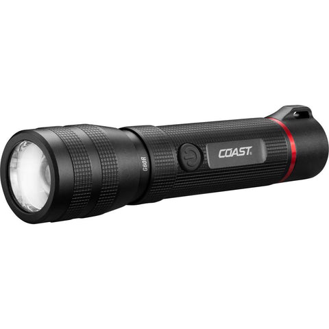 Coast G60R 1000 lm Black LED Rechargeable Flashlight 18650 Battery