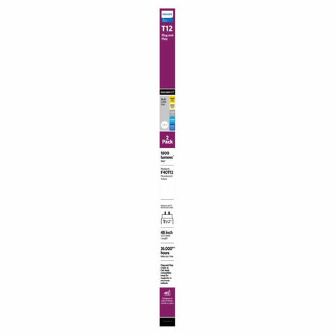 Philips LED Multi-CCT 48 in. G13 T12 Linear 32 Watt Equivalence 2 pk (Pack of 5)