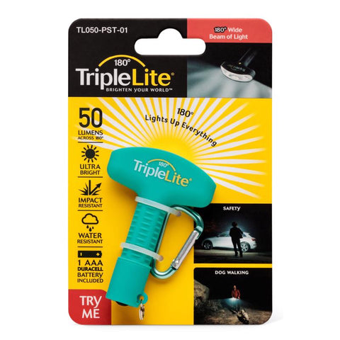 TripleLite 50 lm Teal LED Flashlight AAA Battery