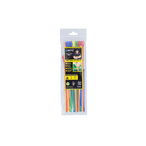 RETYZ 6/8/10 in. L Assorted Cable Tie 30 pk