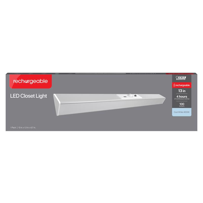 Feit 13 in. L White Battery Powered LED Light Bar 100 lm