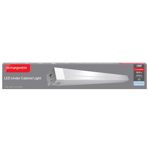 Feit 16.5 in. L White Battery Powered LED Under Cabinet Light Strip