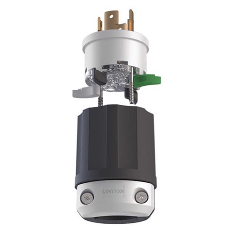 Leviton Lever Edge Commercial and Residential Plastic Locking Locking Plug L14-30P