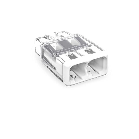 Wago 2 Port Push-In Wire Connector 100 pk