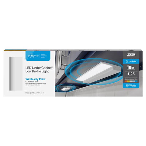 Feit 18 in. L White Hardwired LED Light Bar 1125 lm
