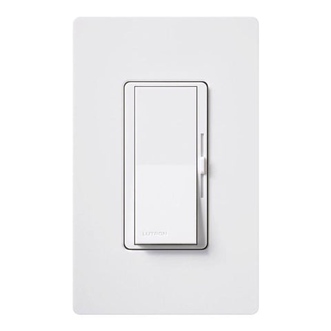 Lutron Diva White 450 W 3-Way Smart-Enabled Dimmer Switch 1 pk