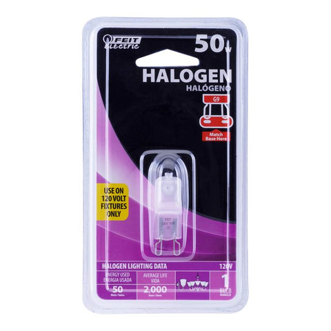 Feit 50 W T4 Tubular Halogen Bulb 600 lm Warm White 1 pk
