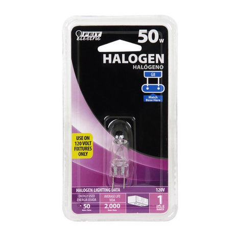 Feit 50 W T4 Tubular Halogen Bulb 600 lm Warm White 1 pk