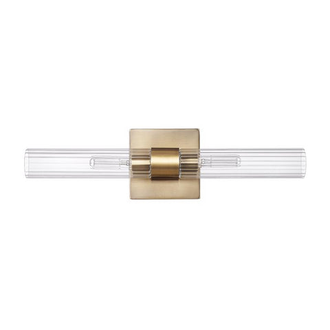 Globe Electric Brushed Brass Bronze 2 lights LED Vanity Light Wall Mount