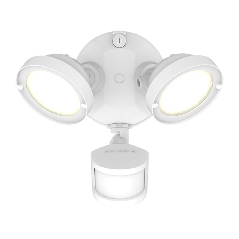 Halo Motion-Sensing Hardwired LED White Floodlight