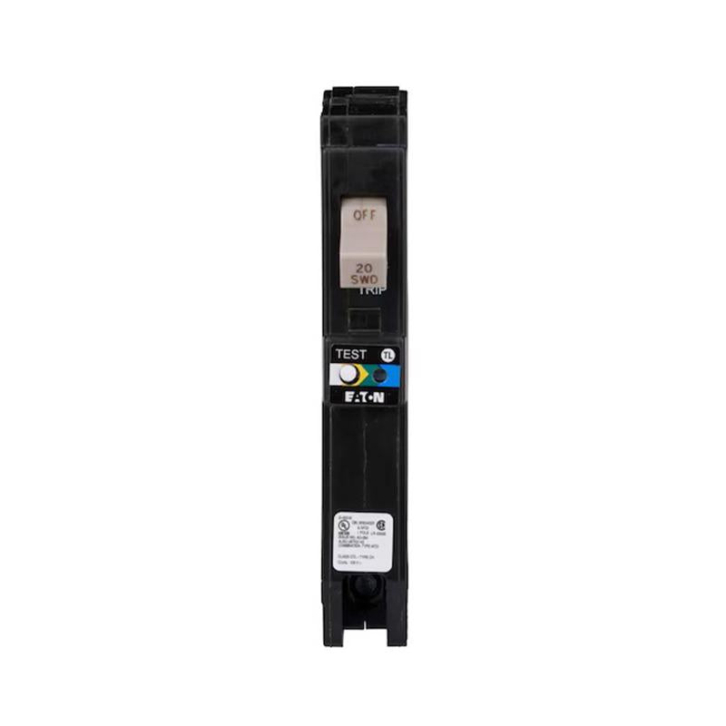 Eaton 20 amps Arc Fault/Ground Fault Single Pole Circuit Breaker