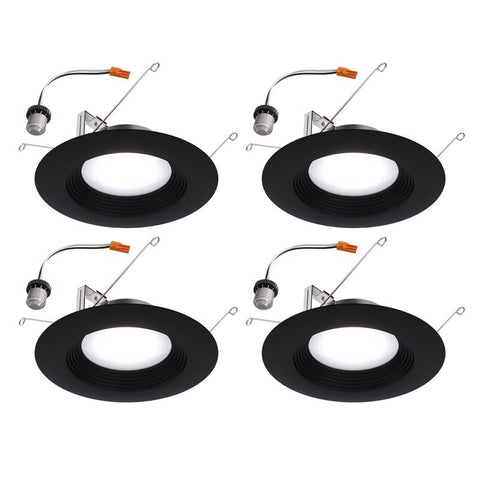 Halo Matte Black/White Recessed Downlight