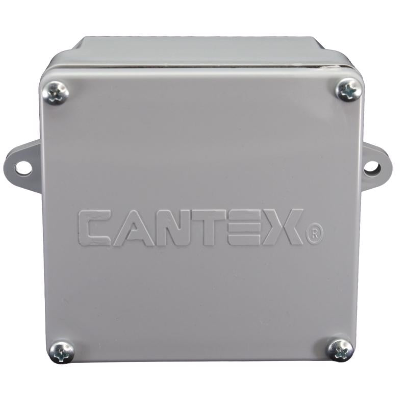 Caja de conexiones cuadrada de PVC Cantex