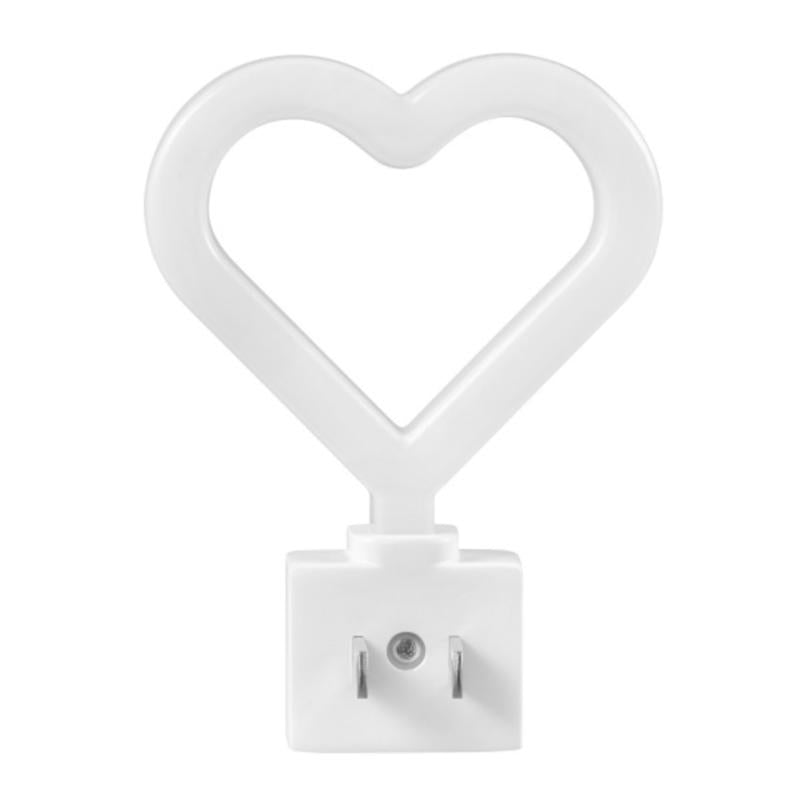 Globe Electric Automatic Plug-in Heart LED Night Light