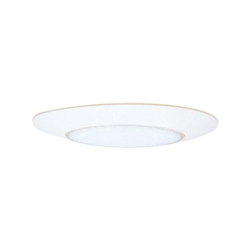 Halo Matte White 6 in. W Glass LED Shower Lens/Trim 60 W