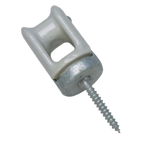 Sigma Engineered Solutions ProConnex 2-1/4 in. D Porcelain/Steel Wire Holder For NM/SE 1 pk