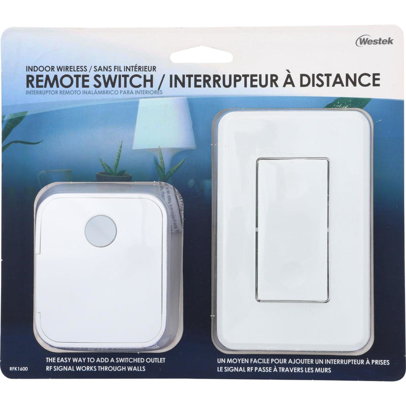 Interruptor de palanca Westek de 15 amperios, blanco, 1 ud.