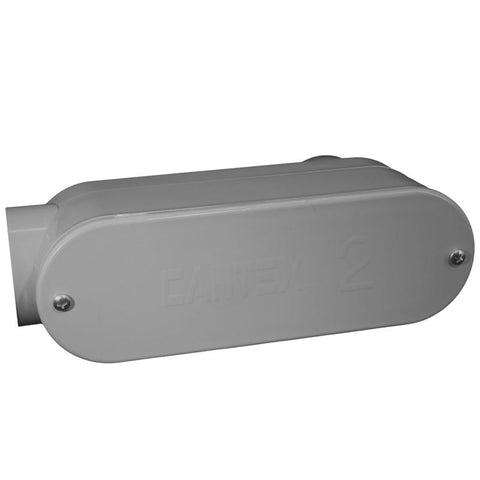 Cantex 2 in. D PVC Conduit Body For PVC 1 each