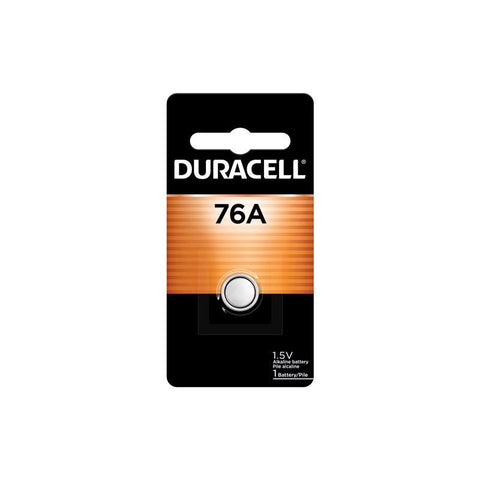 Duracell Alkaline 76A 1.5 V 110 mAh Battery PX76 1 pk (Pack of 6)