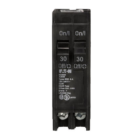 Eaton 30/30 amps Tandem 2-Pole Circuit Breaker