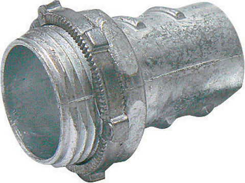Sigma Engineered Solutions ProConnex 3/4 in. D Die-Cast Zinc Screw-In Connector For FMC 25 pk (Pack of 25)
