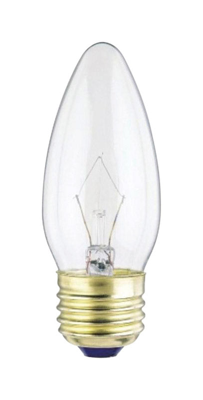 Westinghouse 25 W B11 Decorative Incandescent Bulb E26 (Medium) Warm White 2 pk