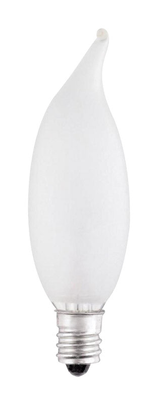 Westinghouse 15 W E12 Decorative Incandescent Bulb E12 (Candelabra) Warm White 2 pk (Pack of 10)