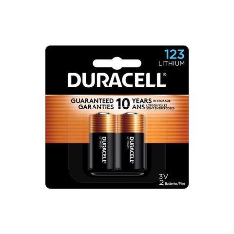 Duracell Lithium 123 3 V 1470 mAh Camera Battery DL123AB2PK 2 pk (Pack of 6)