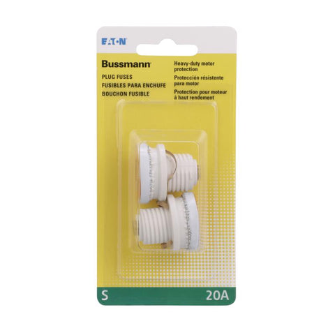 Bussmann 20 amps Plug Fuse 2 pk