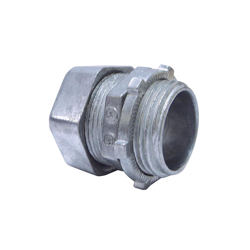 Sigma Engineered Solutions ProConnex 3/4 in. D Die-Cast Zinc Compression Connector For EMT 1 pk (Pack of 25)