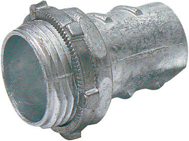 Sigma Engineered Solutions ProConnex 3/8 in. D Die-Cast Zinc Screw-In Connector For FMC 1 pk (Pack of 50)